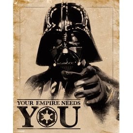 Star Wars Classic Your Empire Needs You - Mini Poster