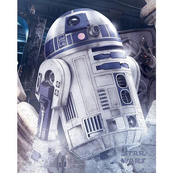 Star Wars The Last Jedi R2-D2 Droid - Mini Poster