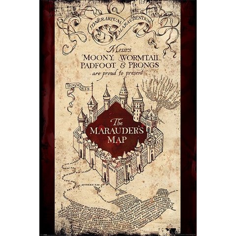 Harry Potter The Marauders map - Maxi Poster