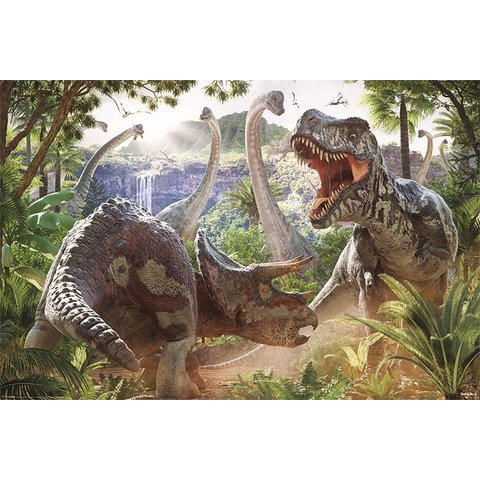 Dinosaur Battle David Penfound - Maxi Poster