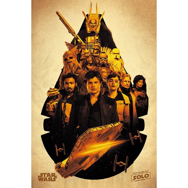 Solo: A Star Wars Story Millennium Falcon Montage - Maxi Poster
