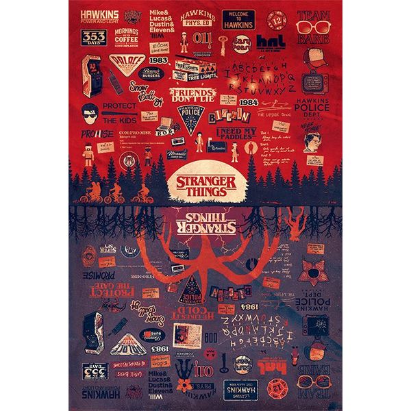 Stranger Things The Upside Down - Maxi Poster