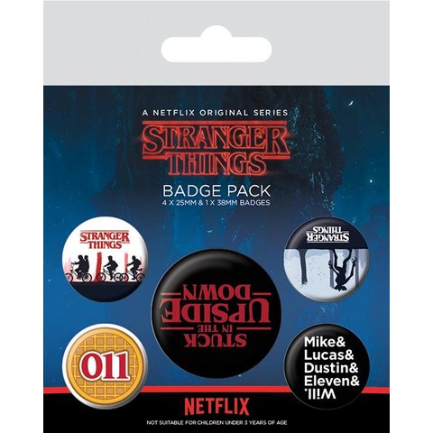 Stranger Things Upside Down - Badge Pack