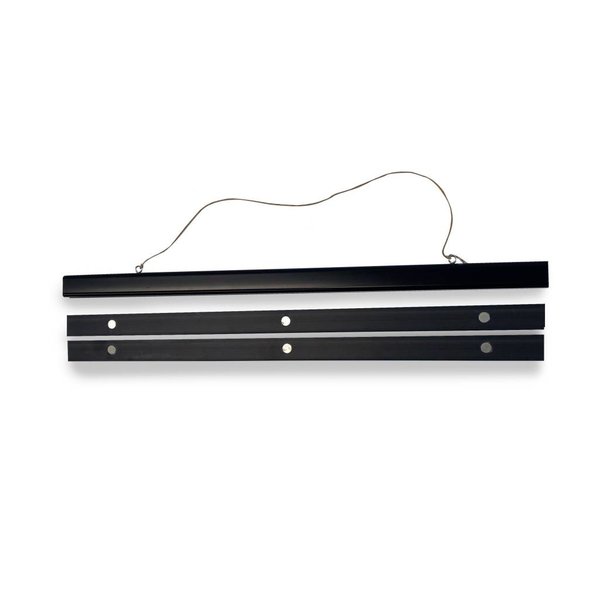 Kunststof Display Strip Zwart 40cm