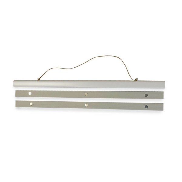 Plastic Display Strip White 40cm