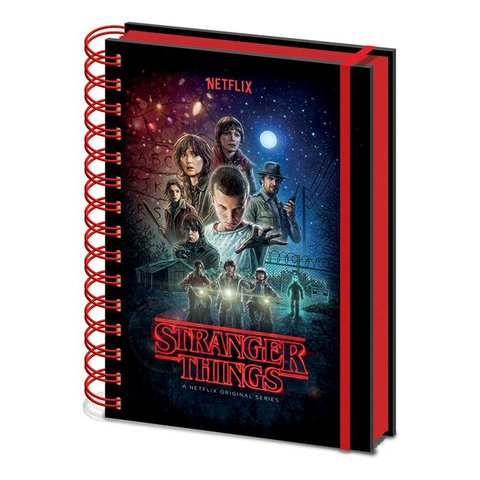 Stranger Things One Sheet - A5 Notebook