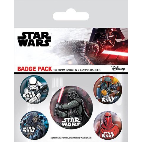 Star Wars Dark Side - Badge Pack