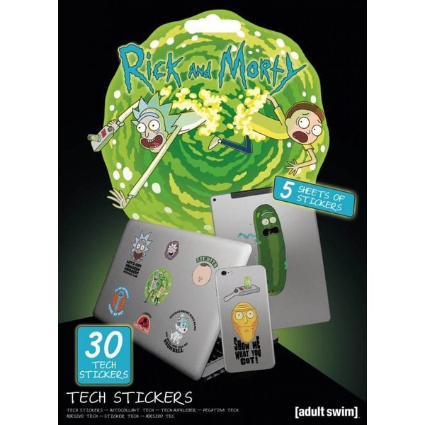 Rick And Morty Adventures - Tech Stickers