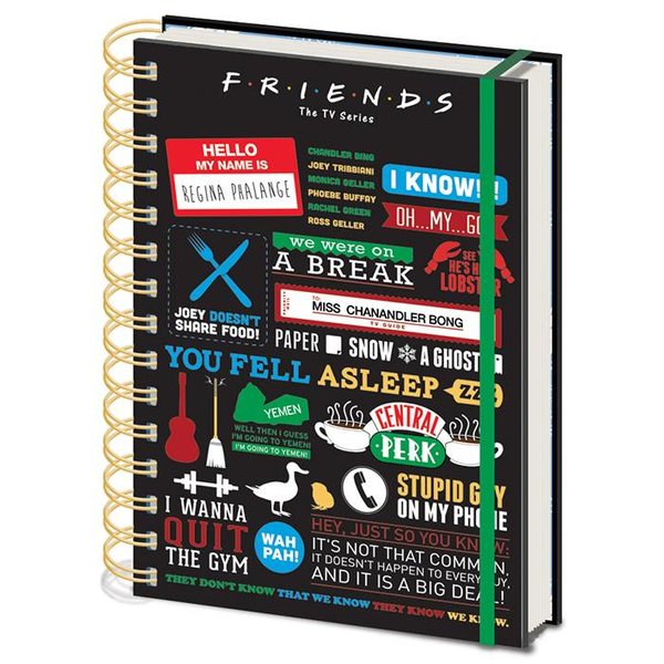 Friends Infopraphic - A5 Notitieboek