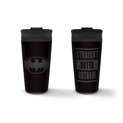 Batman Straight Outta Gotham - Mug de voyage en métal