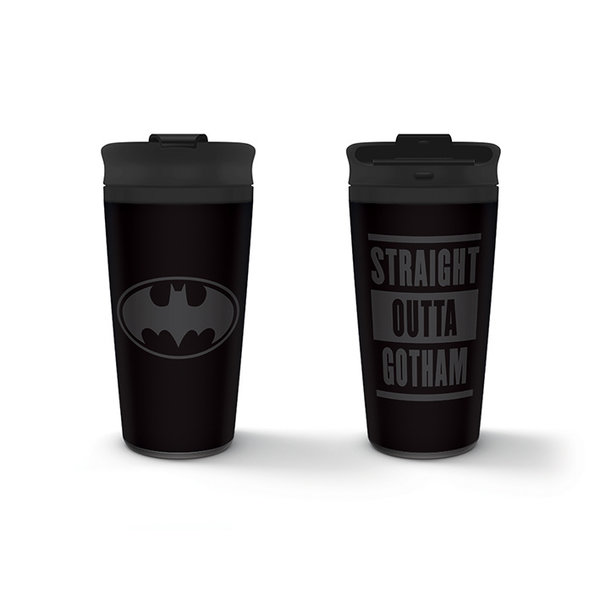 Dc Comics Batman Straight Outta Gotham - Metal Travel Mug