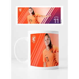 KNVB Leeuwinnen #11 Martens - Mok