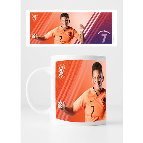 KNVB Leeuwinnen #7 Van De Sanden - Mug