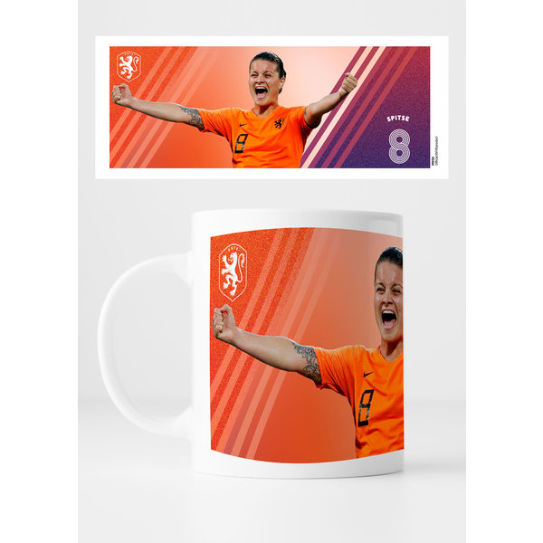 KNVB Leeuwinnen #8 Spitse - Mug