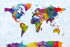 Producten getagd met wereldkaarten poster