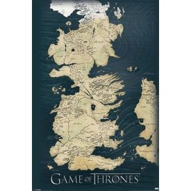 Game Of Thrones Map - Maxi Poster