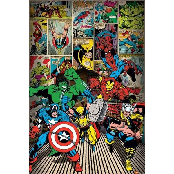 Marvel Here Come The Heroes - Maxi Poster