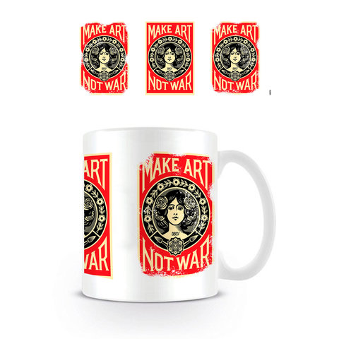 Make Art Not War 3 Posters - Mug