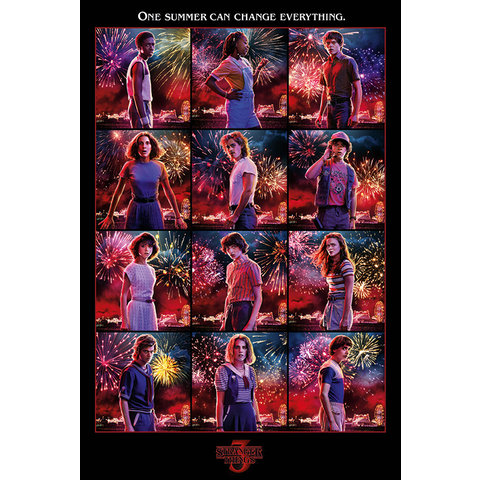 Stranger Things Character Montage - Maxi Poster