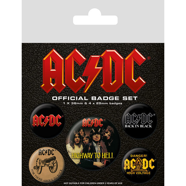 AC/DC Logo - Badge Pack