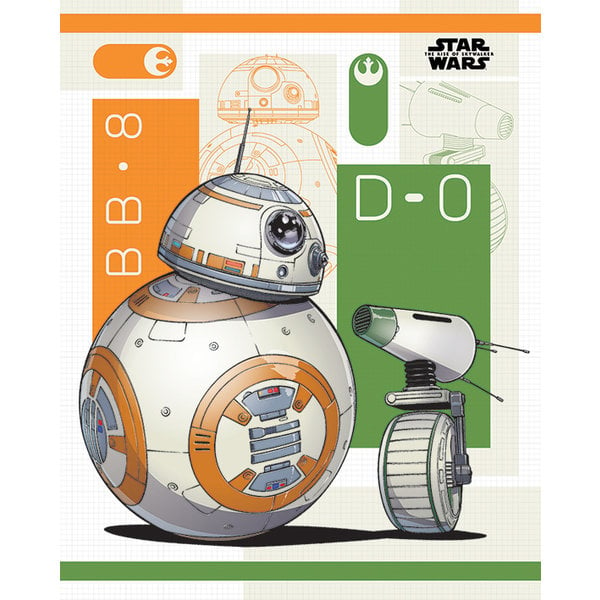 Star Wars: The Rise of Skywalker BB8 and D-O - Mini Poster