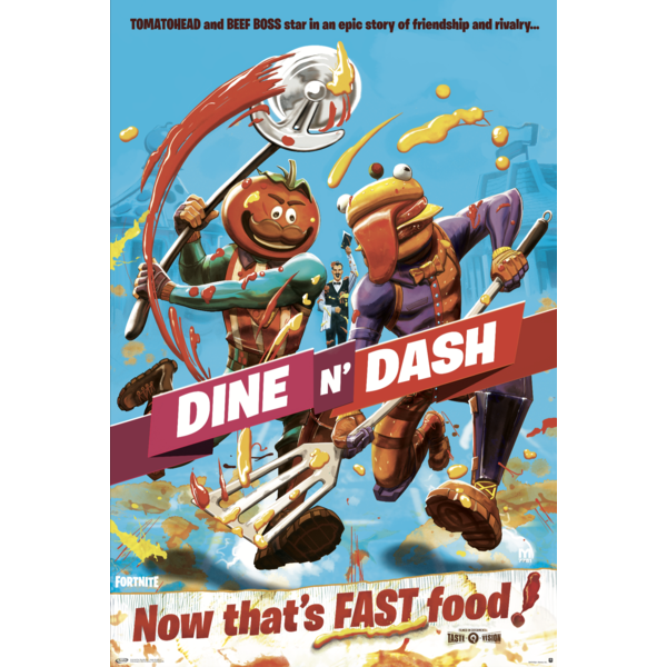 Fortnite Dine n' Dash - Maxi Poster