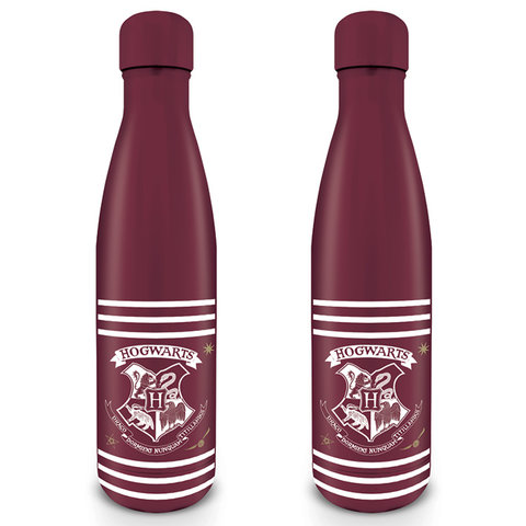 Harry Potter Crest & Stripes - Metal Drink Bottle