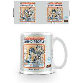 Steven Rhodes Let's Find A Cure For Stupid People - Mug