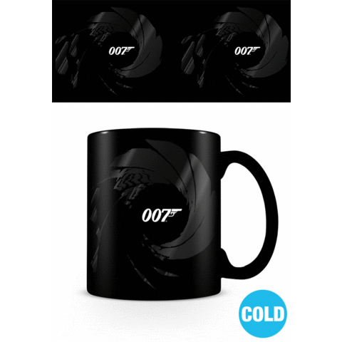 James Bond Gunbarrel -Mug thermo-réactif