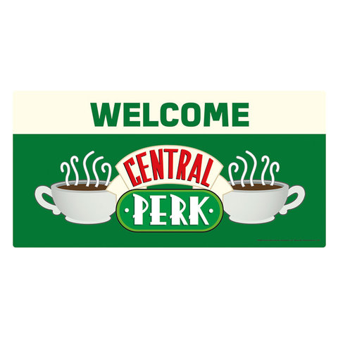 Friends Welcome To Central Perk - Metal Sign