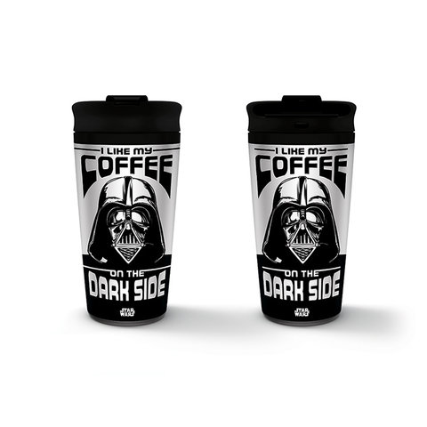 Star Wars I Like My Coffee On The Dark Side -  Metal Travel Mug