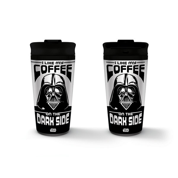 Star Wars I Like My Coffee On The Dark Side - Metal Travel Mug