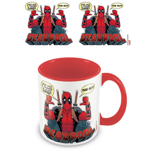 Deadpool 2 Thumbs - Coloured Mug