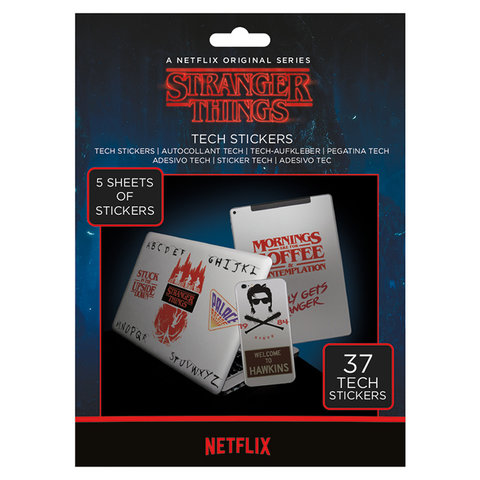 Stranger Things The Upside Down - Tech Stickers