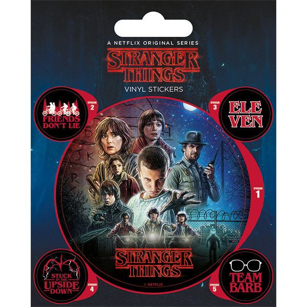 Stranger Things One Sheet - Autocollant Vinyle