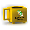 Nintendo Super Mario Like A Boss Mug - Rétro TV Thermo-Réactif