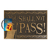 Lord Of The Rings You Shall Not Pass - Rubber Deurmat