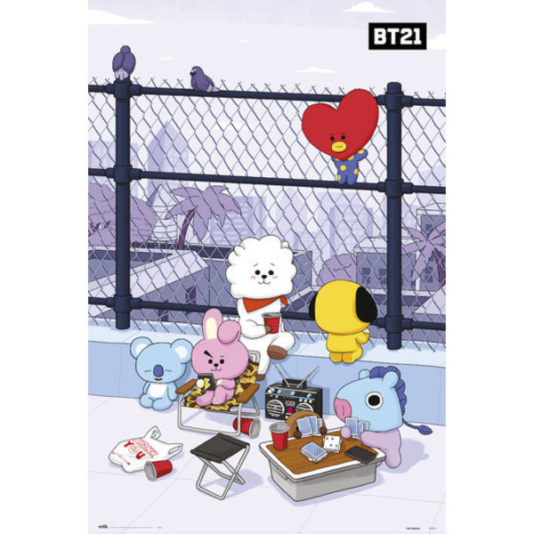 BT21 Rooftop - Maxi Poster