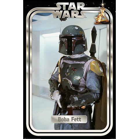 Star Wars Boba Fett Retro Packaging - Maxi Poster
