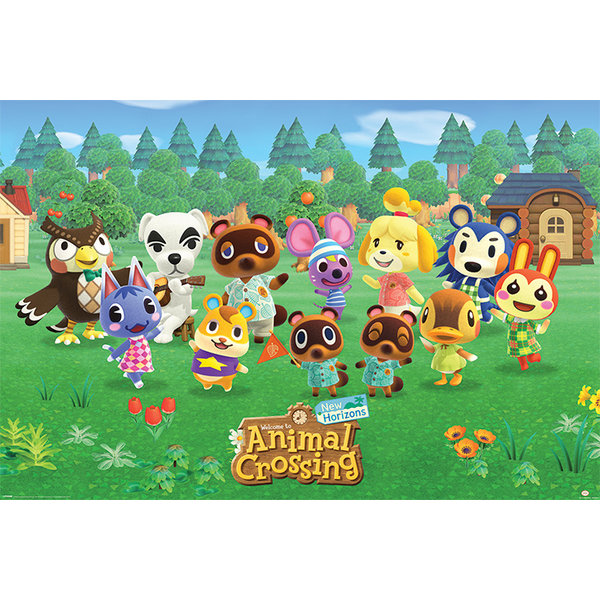 Animal Crossing New Horizons Line Up - Maxi Poster
