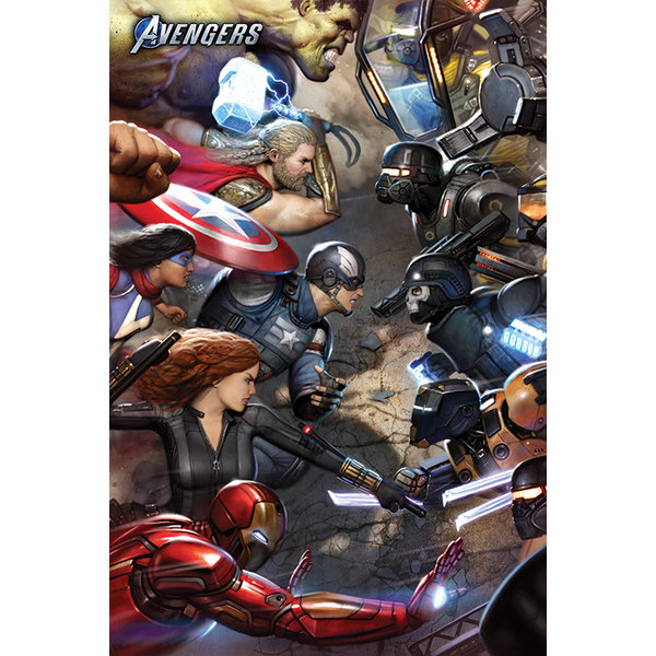 Avengers Gamerverse Face Off - Maxi Poster