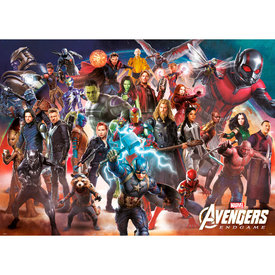 Marvel Avengers Endgame Line Up - Giant Poster