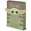 Star Wars The Mandalorian The Child I Am All Ears Green - Premium A5 Notebook