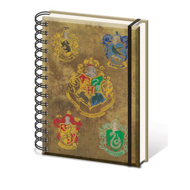 Harry Potter Hogwarts Crest - Cahier de note A5