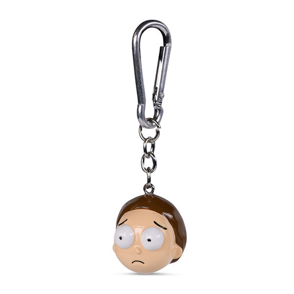 Rick And Morty Morty Head - Polyresin 3D Keyring