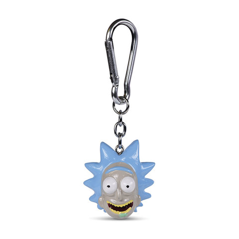 Rick And Morty Rick Head - Polyresin 3D Keyring