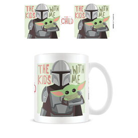 Star Wars The Mandalorian The Kids With Me - Mug