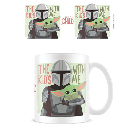 Star Wars The Mandalorian The Kids With Me - Mug