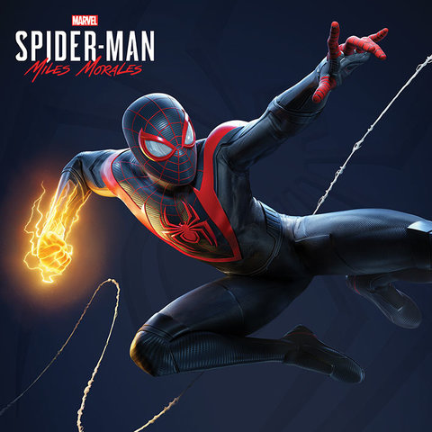 Spider-Man Miles Morales Electric Fist Swing - Impression sur Toile 40x40m