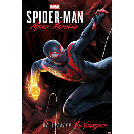 Spider-Man Miles Morales Cybernetic Swing - Maxi Poster